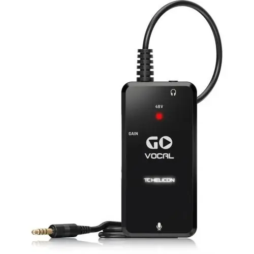 Nowość TC Helicon Go Vocal mobilny interfejs audio z wejściem mikrofonowym