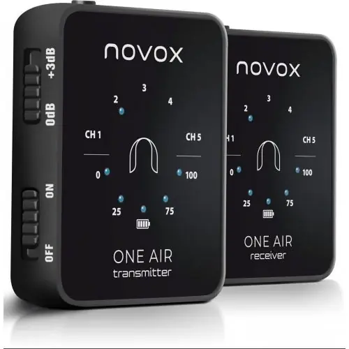 Novox One Air Audio - system bezprzewodowy do kamer Rabat