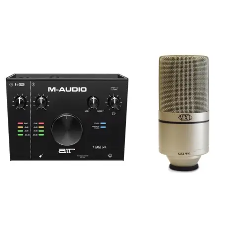 M-Audio AIR 192/4 + MXL 990 Essential Szybka wysyłka