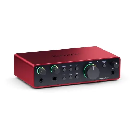 Focusrite Scarlett 2i2 4th Gen - interfejs audio USB - Gwarancja 5 lat Ekspresowa dostawa