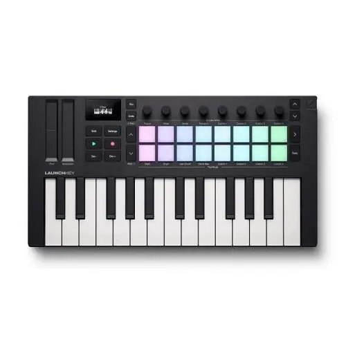 Novation Launchkey 25 Mini MK4 - zaawansowany kontroler DAW, wyposażony w zestaw narzędzi do tworzenia muzyki Zniżka