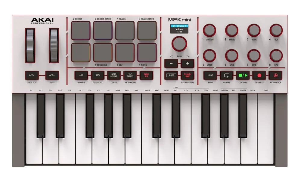 Akai MPK Mini MK4 Grey ultrakompaktowa klawiatura sterująca Nowość