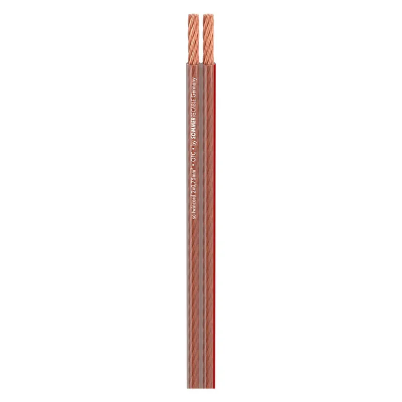 Hit cenowy Sommer Cable SC-Twincord 2 x 0,75 mm² - podwójny kabel kolumnowy, szpula 100m