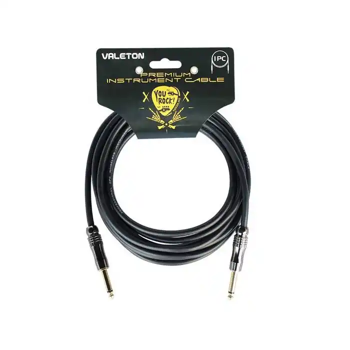 Valeton VGC-3BK - kabel instrumentalny 3m Premium