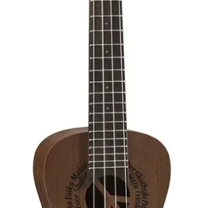 Tani Luna Mahogany Maluhia Peace Concert - ukulele koncertowe elektryczne - Powystawowe