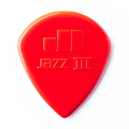 Dunlop 47R3N Nylon Jazz III kostka gitarowa Red Nowy