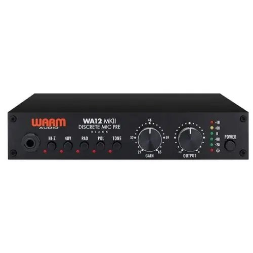WA12 MKII Black Discrete Mic Pre przedwzmacniacz mikrofonowy Szybka wysyłka