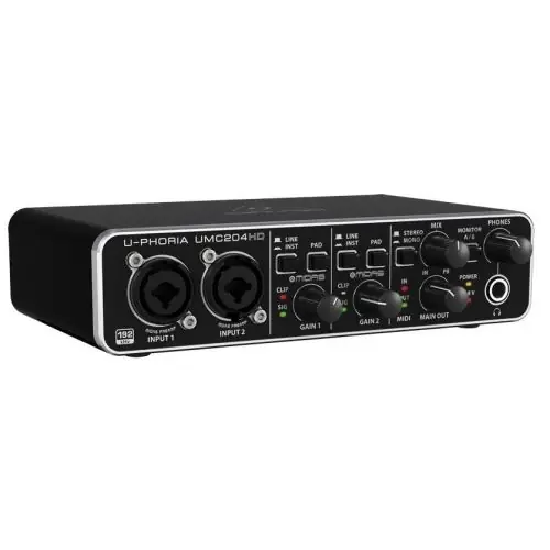 Behringer UMC204HD interfejs audio USB Łatwy zwrot