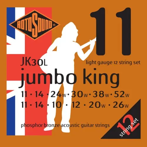 Ostatnie sztuki Rotosound JK30L struny do gitary 12str