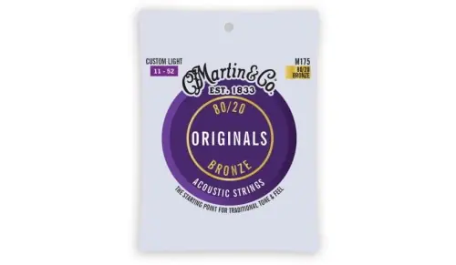 Dostępne od ręki Martin M175 11-52 Custom Light Bronze