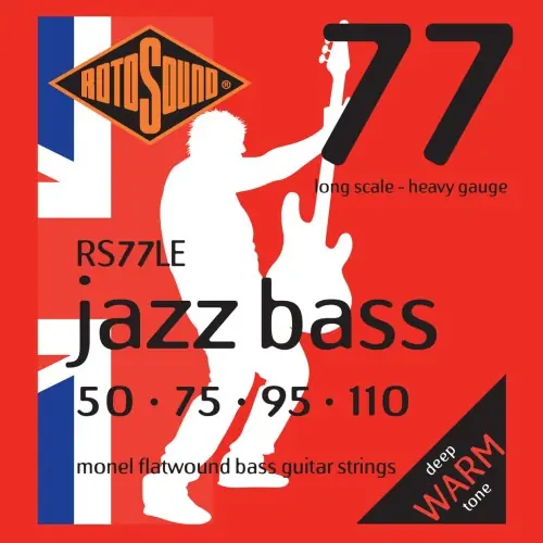 Rabat Rotosound RS77LE Jazz Bass monel flatwound 50-110