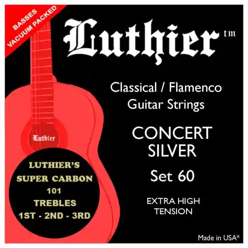 Ekspresowa dostawa LUTHIER 60 Carbon extra hard struny do gitary klasycznej