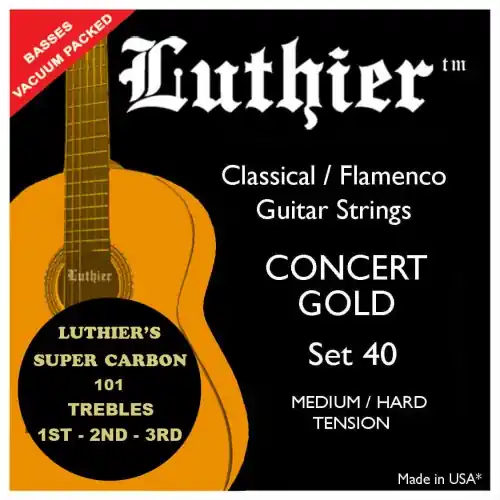 LUTHIER 40 Super Carbon medium / hard Łatwy zwrot