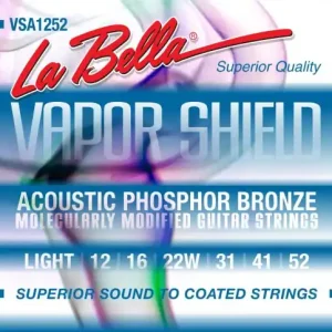 Szybka wysyłka LA BELLA VAPOR SHIELD struny Phosphor Bronze VSA1252