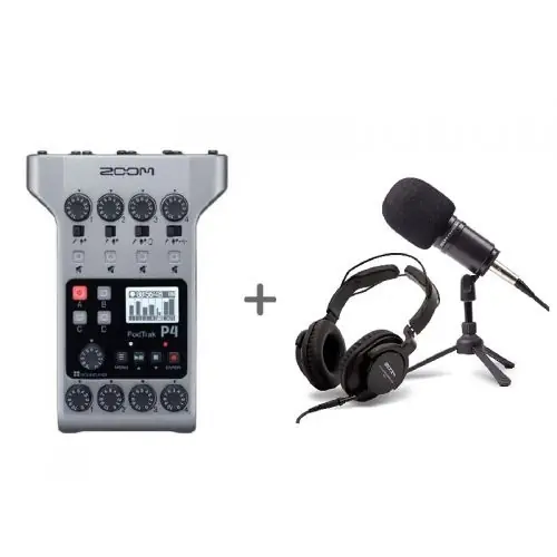 Zoom Podtrak P4 + ZDM1-PMP rejestrator podcastów Ekspresowa dostawa