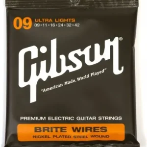 Gibson Brite Wires 9 Ultra Lights Medium Hit sprzedaży