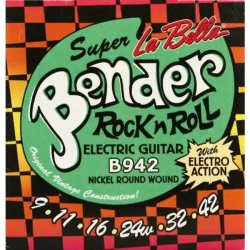 La Bella Bender B0942 struny do gitary elektrycznej Nie przegap