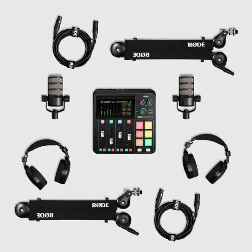 Zamów teraz Rode Podcaster Bundle dwuosobowy zestaw do podcastingu