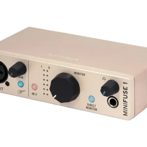 Popularny Arturia MiniFuse 1 Champagne interfejs audio USB