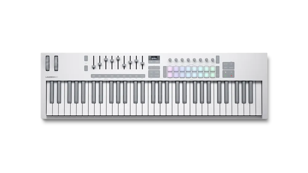 Oferta Novation Launchkey 61 MK4 White - zaawansowany kontroler DAW, wyposażony w zestaw narzędzi do tworzenia muzyki