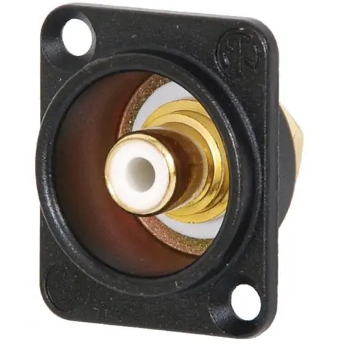 Wyjątkowa oferta Neutrik Gniazdo tablicowe RCA NF2D-B-9