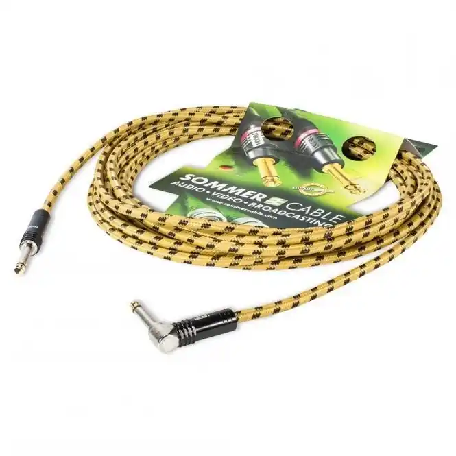 Sommer Cable CQJZ-0600-GE - kabel instrumentalny 6m przewód audio Wyjątkowa oferta