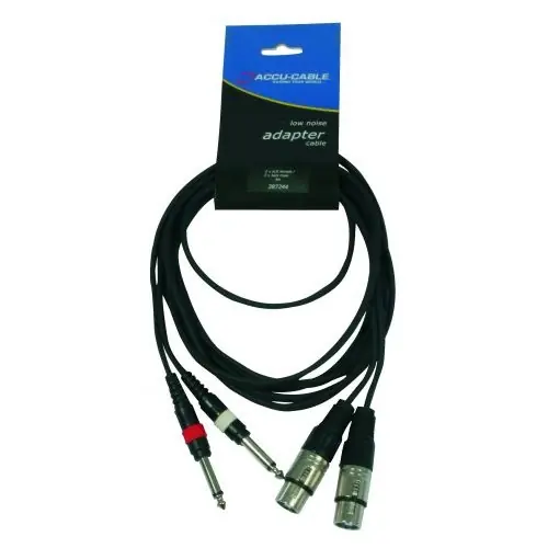 Zamów dziś Accu Cable AC 2XF-2J6M/1,5 przewód 2x XLR przewód audio