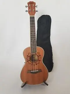 Szybka wysyłka UKULELE U-23 QBT BR膭Z MOTYW TULIPAN
