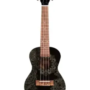 Nie przegap Bamboo Soul Mandala ukulele koncertowe z pokrowcem