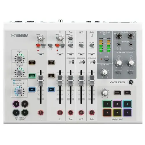 Najlepsza cena Yamaha AG08 WH - mikser do streamingu