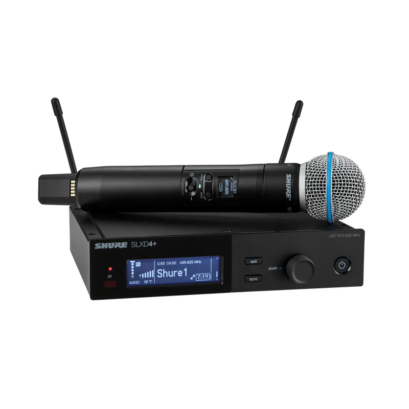 Niska cena Shure SLXD24+E/B58-G65 (470 – 606 MHz) zestaw z kapsułą Beta 58