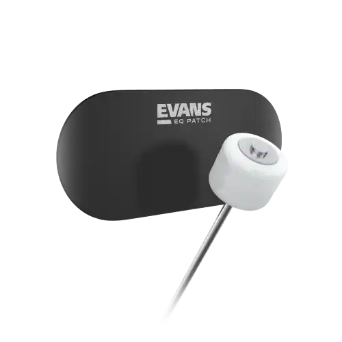 Evans EQPB2 łatka do bębna basowego Black Nylon Szybka wysyłka