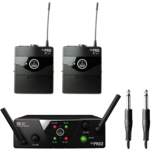 AKG WMS40 Mini2 Instrumental Set BD US25B/D - Mikrofonowy zestaw bezprzewodowy Zniżka