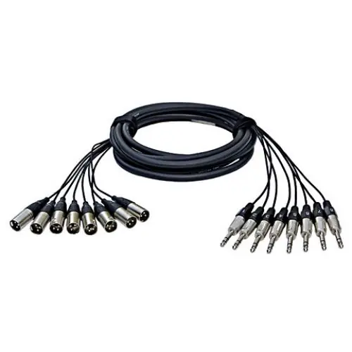 Ekspresowa dostawa Alva T8X8Pro2 - Kabel 8 x XLRm - 8 x TRS 2m przewód audio