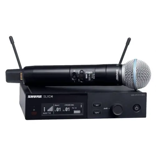 Do wyczerpania zapasów Shure SLXD24E/B58 J53 (562 - 606 MHz) zestaw mikrofonów