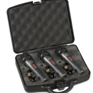 Nowy WHARFEDALE DM5.0S 3-PACK 3x Mikrofon dynamiczny z wył膮cznikiem - zestaw