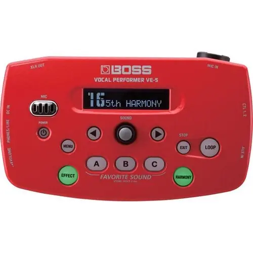 Boss VE-5 RED - procesor wokalowy procesor wokalowy Tylko do końca tygodnia