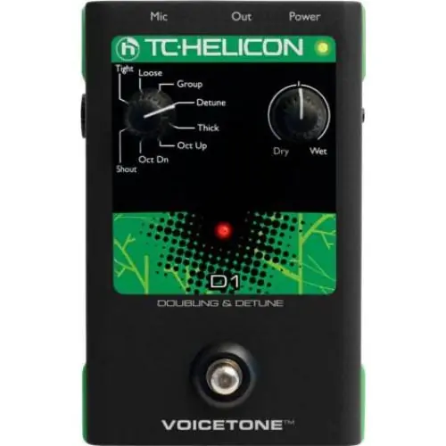 Najlepsza cena TC Helicon VoiceTone D1 Doubling & Detune procesor wokalowy