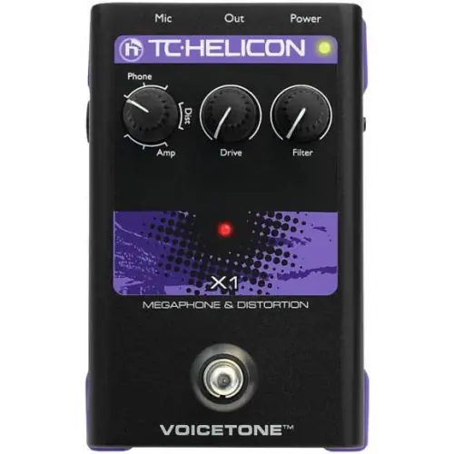 Promocja TC Helicon VoiceTone X1 Megaphone & Distortion procesor wokalowy