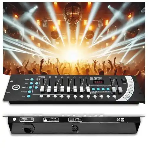 LIGHT4ME DMX 192 v2 suwakowy sterownik DMX Łatwy zwrot