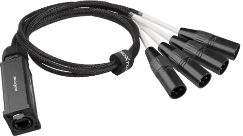 Dostępne od ręki Konwerter adapter DMX męski na RJ45 偶e艅ski Roxtone PS4M