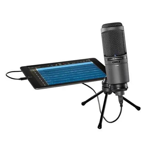 Szybka wysyłka Audio Technica AT2020USBi mikrofon pojemno艣ciowy USB