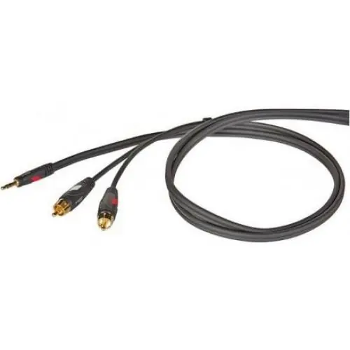 Łatwy zwrot Die Hard DHG520LU3 - Kabel audio stereo mini jack M - 2 x RCA M 3m przewód audio