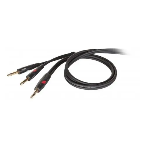 Nowy Die Hard DHG540LU5 - Kabel audio stereo jack M - 2 x mono jack M 5m przewód audio