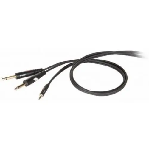 Die Hard DHG545LU3 - Kabel audio stereo mini jack M - 2 x mono jack M 3m przewód audio Dostępne od ręki