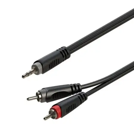Roxtone RAYC150L3 kabel audio jack 3,5mm / 2x RCA Do wyczerpania zapasów