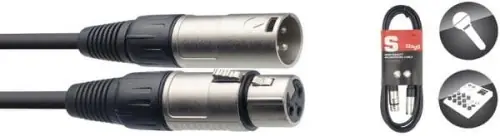 Bezpieczna płatność Stagg SMC1 kabel XLR mikrofonowy 1m