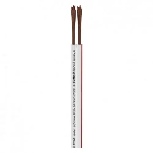 Sommer Cable SC-Nyfaz 2 x 0,75 mm² - podwójny kabel instalacyjny, szpula 100m przewód audio Oferta limitowana