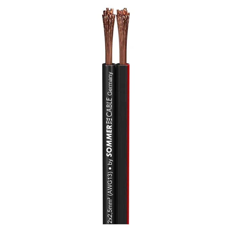 Promocja Sommer Cable SC-Nyfaz 2 x 2,50 mm² - podwójny kabel instalacyjny, szpula 100m przewód audio