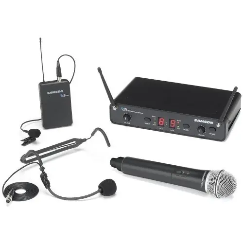 Wysoka jakość Samson Concert 288 podwójny zestaw bezprzewodowy 470-518 MHz